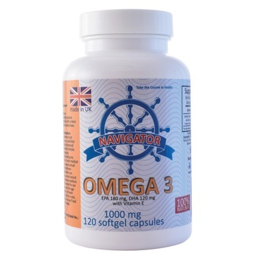 OMEGA 3 120KAPS EPA 120MG DHA 180mg + витамин E