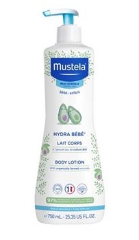 Mustela HYDRA Bebe молочко для тела авокадо 750мл