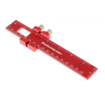 Woodworking Ruler Positioning Ruler Accurate Hole Punching Ruler 16cm