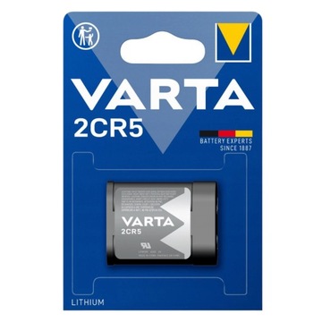 Литиевая батарея 2CR5 Varta фото литиевая цилиндрическая DL245 1шт для камер