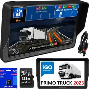 НАВИГАЦИЯ 9 " ДЛЯ 9-ДЮЙМОВОГО ГРУЗОВИКА MODECOM CX 9,3 + SD IGO PRIMO TRUCK 2024