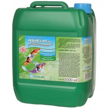 ZOOLEK AQUACLAR PLUS осветляет и борется с водорослями 5l