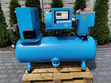 ВИНТОВОЙ КОМПРЕССОР 5.5 KW BOGE 800L / M КОМПЛЕКТ 10 БАР