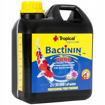 Tropical bactinin Pond 2L Bio starter для глаз