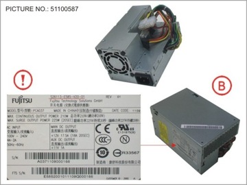 Блок живлення Fujitsu 210W ESPRIMO C710, C720, C910-L