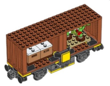 Lego 60336-вагон с контейнерами