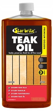 Масло из тикового дерева STAR BRITE USA Premium Golden Teak Oil-0,5 л
