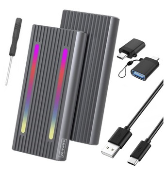 Чехол для SSD M2 4в1 NVMe Pcie SATA M. 2 USB - C USB 3,0 адаптер карманный