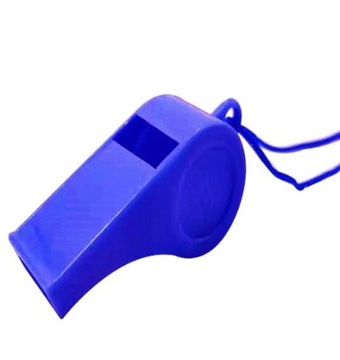Пластиковый спортивный свисток со шнуром рефери
