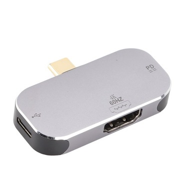 USB C концентратор 3 в 1 Тип C чоловічий інтерфейс