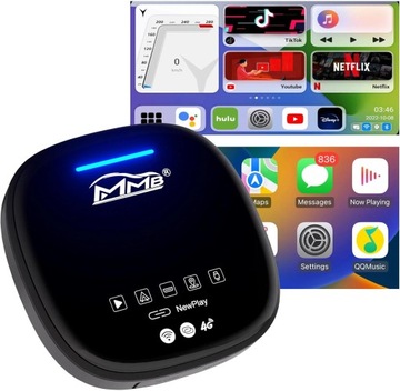 MMB MAX Wireless CarPlay Android Auto мультимедийный адаптер