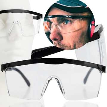 Защитные очки для работы из поликарбоната, регулируемые защитные очки для защиты от брызг