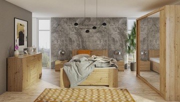 Набор мебели для спальни BONO 5 Oak Artisan
