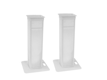 EUROLITE 2x Stage Stand variable incl. Cover and Bag, white-регульований