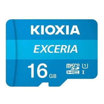 Kioxia карта пам'яті Exceria (M203), 16GB, microSDHC, LMEX1L016GG2, UHS-і U