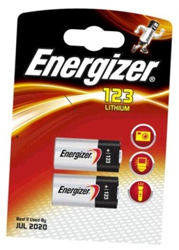 * Литиевые батареи Energizer CR123 DL123A 2 шт 3V