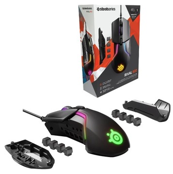 Игровая мышь Gamer RGB LED регулировка веса SteelSeries Rival 600