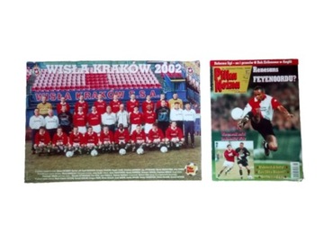 Еженедельник Футбол + плакат Висла Краков 2002