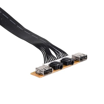 Передняя панель 2xUSB 2,0 78 мм Akyga AK-CA-85 60 см