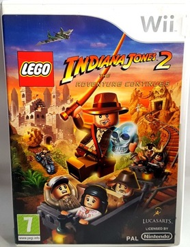LEGO INDIANA JONES 2 Друга частина Wii-супер платформер для дітей !!!
