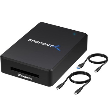 Sabrent Usb 3.2 Type-C Oh Type-A Till Sd Express