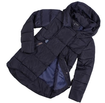 Перехідна куртка темно-синя стьобана парку 152