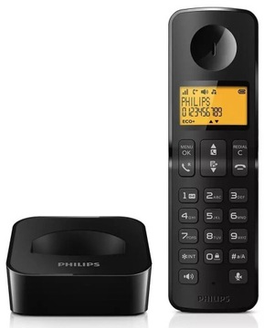 Бездротовий телефон PHILPS d2601 чорний