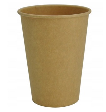 Бумажный стаканчик крафт 300мл горячий / холодный кофе
