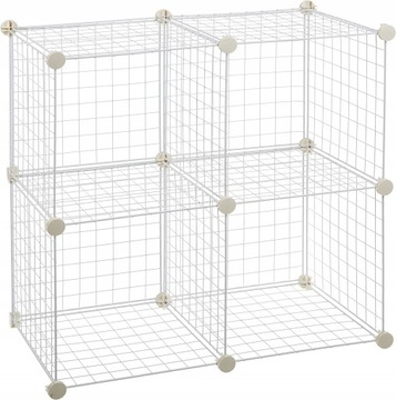 Книжкова шафа модульний лофт складаний меблі білий 12x 35x35