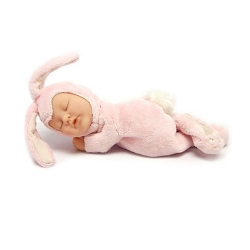 Энн Геддес спящий малыш Розовый кролик кукла baby Bunny pink