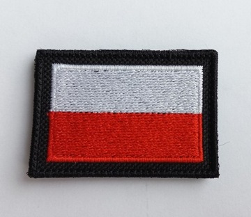 Прапор Польський патч 55x38 см липучка