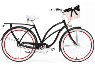 Городской велосипед Cruiser EMBASSY Magic 7B корзина + картридж