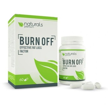 NATURALS PREMIUM BURN OFF 120 SZYBKIE ODCHUDZANIE