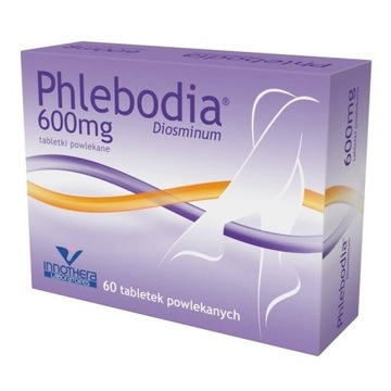 Phlebodia 600mg для варикозного розширення вен, 60 таблиць