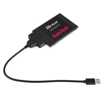 Внешний твердотельный накопитель SanDisk 240 ГБ с адаптером USB 3.0 для тюнеров декодеров