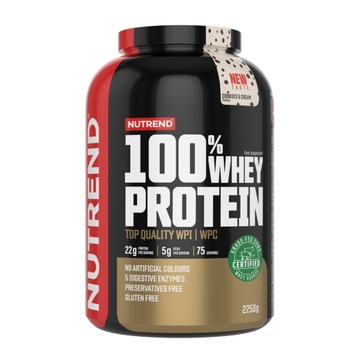 Nutrend 100% Whey Protein 2250g BIAŁKO KONCENTRAT