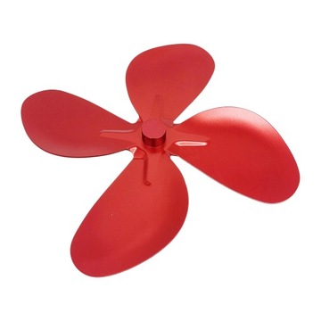 Лопасть вентилятора печи для теплового вентилятора камина Powe 17,5 см улучшенная бесшумная для красного цвета
