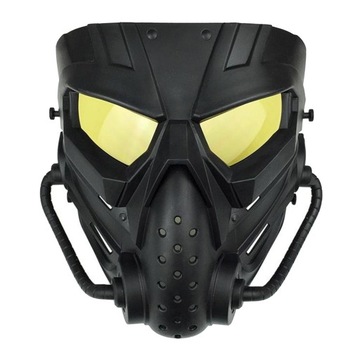 Полная дышащая защитная маска для очков