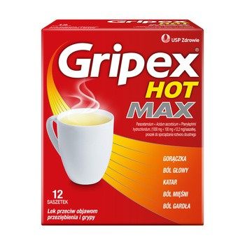 Gripex Hot Max, пакетики, 12 шт