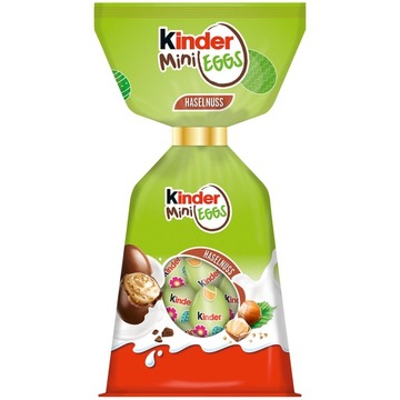 Kinder Mini Eggs шоколадні цукерки з молочного шоколаду з горіхами