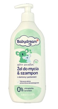 Babydream гель для умывания и шампунь для детей 500 мл