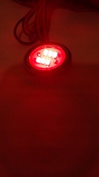 Красный светодиодный светильник 6XSMD 12V/24V водонепроницаемый