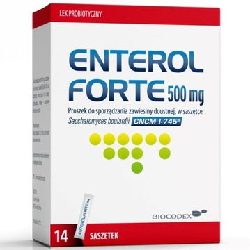 Энтерол Форте 500 мг защитный препарат 14 шт.