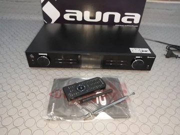 ЦИФРОВОЙ HI-FI ТЮНЕР AUNA ITUNER 320 BT SPOTIFY, ИДЕАЛЬНО, ПОЛНЫЙ КОМПЛЕКТ!!!