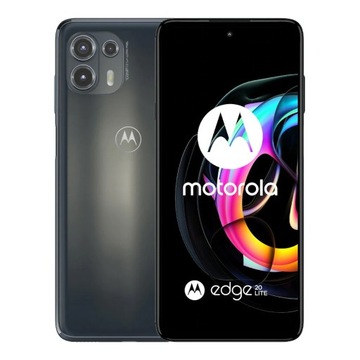 Motorola Edge 20 Lite 6/128GB 6,7" OLED Dual SIM 5G Graphite смартфон новый