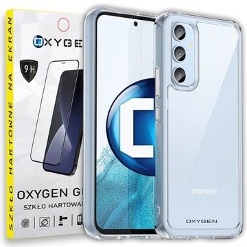 Чехол OXYGEN PURE для Samsung S23 FE + закаленное стекло для экрана