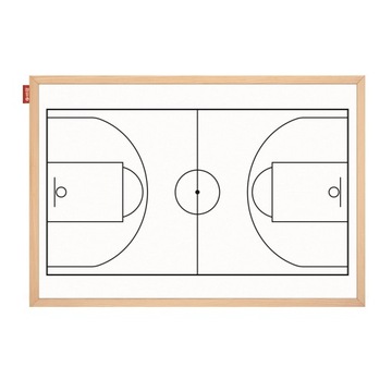 Тактическая доска для тренировок, баскетбольная площадка, магнитная 60x40