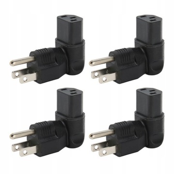4 шт. для NEMA 5-15P до IEC320 C13 конвертер 90