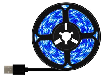 СВІТЛОДІОДНА СТРІЧКА 1 М USB ПІДСВІЧУВАННЯ МЕБЛІВ ДЛЯ ТЕЛЕВІЗОРА