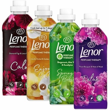 LENOR Perfume Therapy набір з 4 ароматизованих сумішей для полоскання тканини